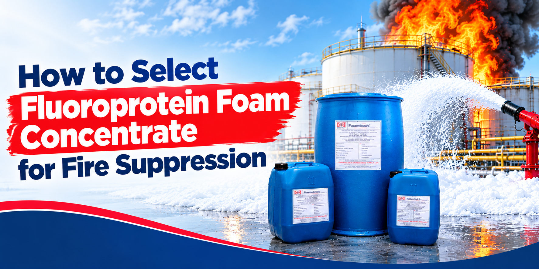 How to Select Fluoroprotein Foam Concentrate for Fire Suppression