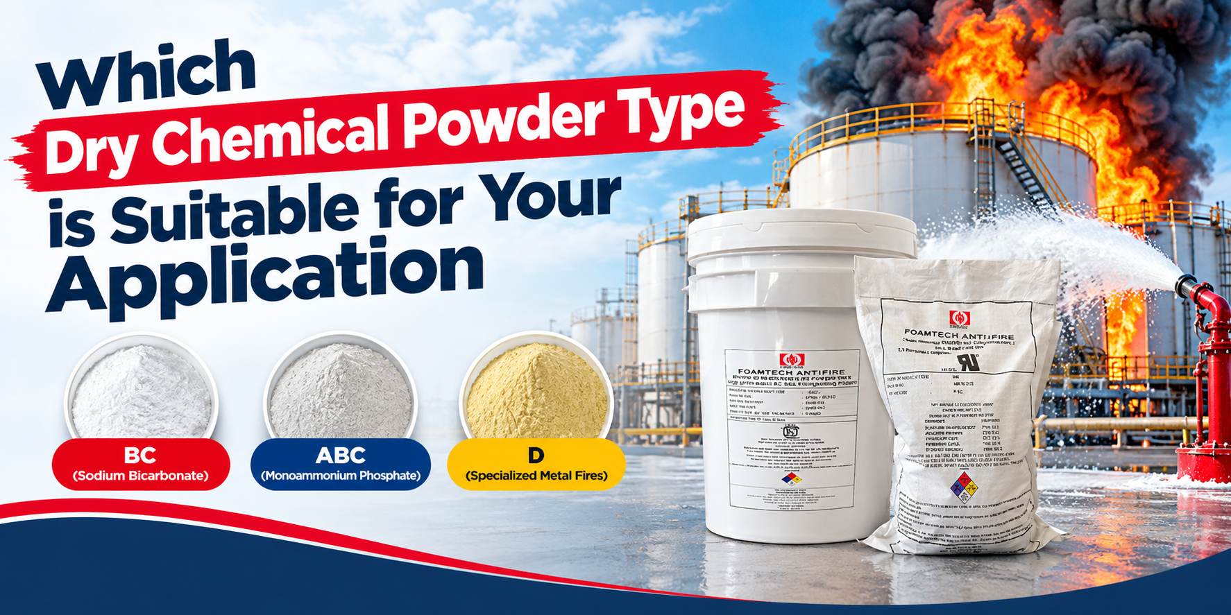 Which Dry Chemical Powder Type is Suitable for Your Application