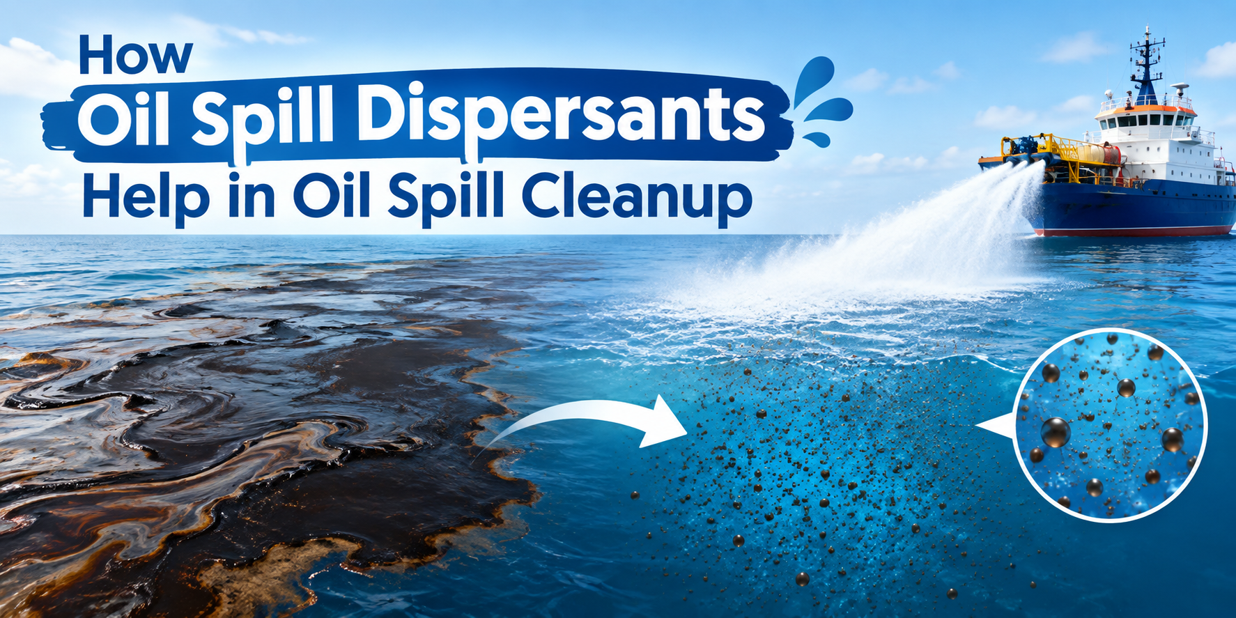How Oil Spill Dispersants Help in Oil Spill Cleanup
